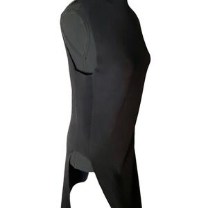 WILLOW & THREAD Sleeveless Black Tunic Stretchy Cut Outs Size Medium